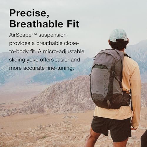 Osprey Talon 22L Men's Lightweight Hiking Backpack - Small Daypack for Travel & Camping, Frosty Mint Green/Night Shift - Image 3