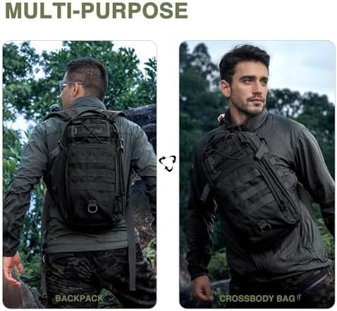 Mardingtop Small Tactical Backpack,Molle Military Rucksack Daypack for Backpacking Camping Hiking Traveling,18L Backpack - Image 6