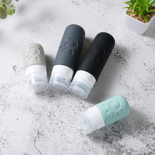 18 Pack travel Bottles for Toiletries, TSA Approved Silicone Travel Containers Leak Proof Refillable Travel Accessories for Shampoo Conditioner Lotion Body Wash(Multicolored A) - Image 4