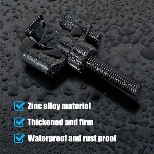 Portable Door Lock For Travel, Zinc Alloy Security Latch For Hotel, Apartment, Dorm - Adjustable Door Stopper With Anti-Theft Protection - Image 5