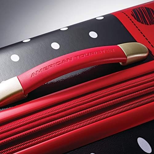 American Tourister Disney Hardside Luggage With Spinner Wheels, Minnie Mouse Red Bow, Carry-On 21-Inch - Image 6