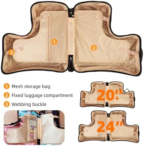 N-A Kids Ride On Suitcase with Wheels, Scooter Luggage for Toddlers Travel, Durable Children's Suitcase for Boys & Girls Ages 2-15 Years - Image 5