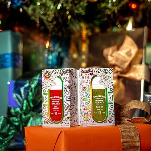 Poo-Pourri Deck The Stalls Tear Away Gift Set, Berry and Bright 1 Fl Oz Pocket Sprayer and Balsam Bum 1 Fl Oz Pocket Sprayer - Image 5