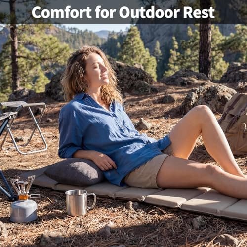 MOON LENCE Camping Pillows 2 Pack, Compressible Camp Pillow with Washable Cover & Carry Bag, Plush Filled Backpacking Pillow for Hiking, Travel, Sleeping 12"x16" Grey - Image 4