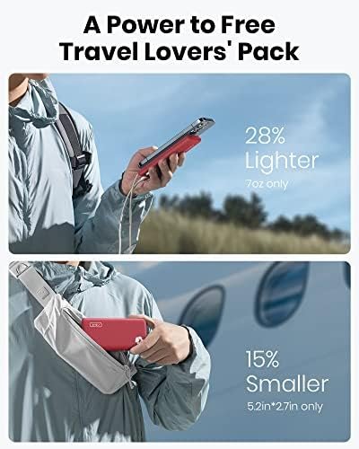 INIU Portable Charger, USB C Slimmest Triple 3A High-Speed 10000mAh Phone Power Bank, Flashlight External Battery Pack Compatible with iPhone 16 15 14 13 12 11 X Samsung S21 S20 Google LG iPad, etc - Image 3