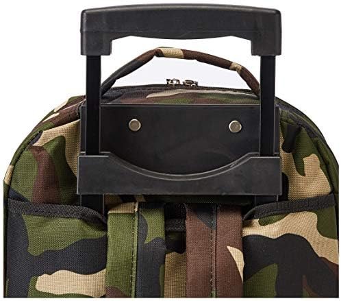 Rockland Double Handle Rolling Backpack, CAMO, 17-Inch - Image 7