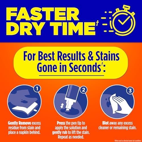 Tide Stain Remover for Clothes, Tide To Go Pen, Instant Stain Remover Pen & Spot Cleaner, Portable & Travel-Friendly, Works on Food & Drink Stains, Fits in Purses & Bags, 3 Count (Pack of 1) - Image 3