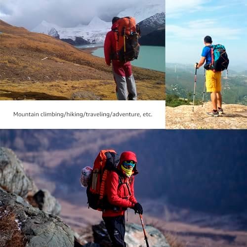 3FULGEAR QiDian Hiking Backpack for Men Women 56L(40+16) Lightweight Outdoor Camping Bag Trekking Daypack (Khaki) - Image 6