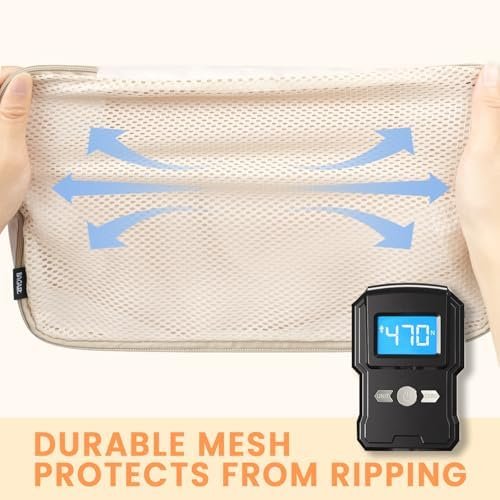 BAGAIL 6 Set Packing Cubes Luggage Packing Organizers for Travel Accessories-Beige - Image 6