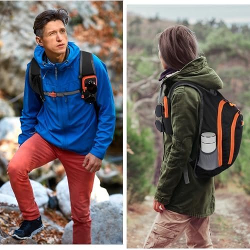 Esup 15L Small Hiking Backpack Foldable Lightweight Travel Day Pack Packable Camping Backpack for Women Men (Black) - Image 6