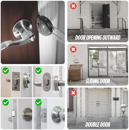 Guard Dog Security Blocklock Portable Door Lock, Hotel Door Locks for Travelers Security, Tough, Durable, Apartment Door Security, Home Security, Travel Essentials, Easy to Use - Image 5