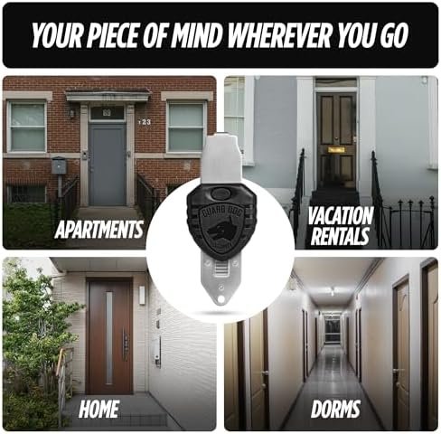 Guard Dog Security Blocklock Portable Door Lock, Hotel Door Locks for Travelers Security, Tough, Durable, Apartment Door Security, Home Security, Travel Essentials, Easy to Use - Image 6