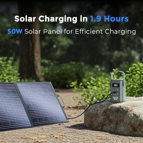 SolarPlay Portable Power Station 96.2Wh with 5 Ports, 100W PD Fast Charging, Power Bank for Home Backup Outdoor Emergency RV Van - Image 6