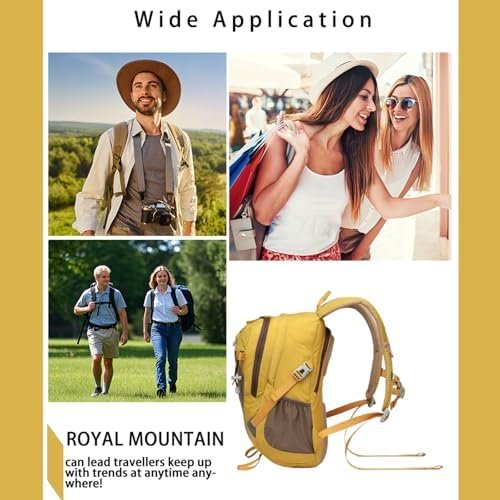 Small Hiking Backpack, 20L Lightweight Travel Backpacks For Men Women, Water Resistant Outdoor Day Pack, Ultralight Camping Daypack Backpacks, Durable Hiking Backpack Fit For Camping.(With Rain-cover) - Image 7