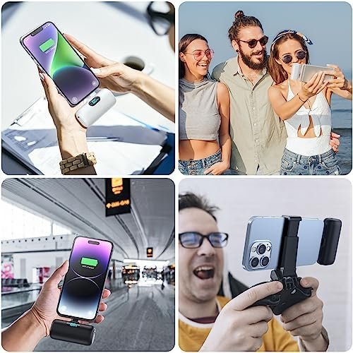 [2 Pack]Small Portable Charger for iPhone,Upgraded 5000mAh PD Fast Charging Power Bank,Cute Mini Portable Phone Charger Battery Pack Compatible with iPhone 14/14 Pro Max/13/13 Pro/12 Pro/11/XR/X/8 etc - Image 7
