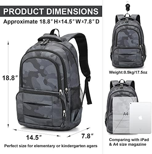 rickyh style Lightweight Elementary Durable Backpack Student Kids Waterproof Backpack - Image 3