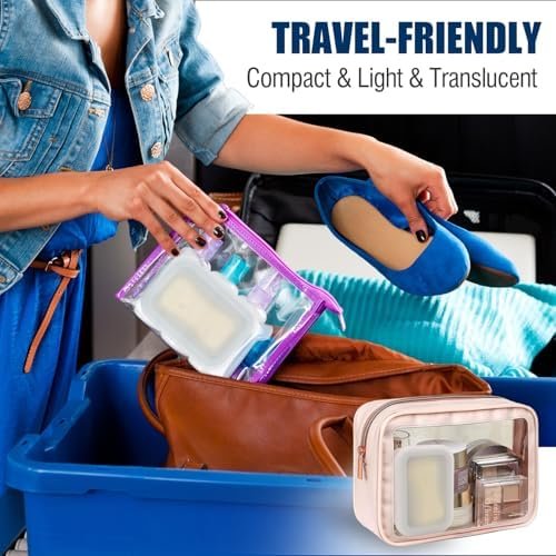Compact Leakproof Silicone Travel Soap Case, Portable Soap Container with Drainage Layer - 2026 Travel Essentials for Camping, Gym & Shower (Blue) - Image 3