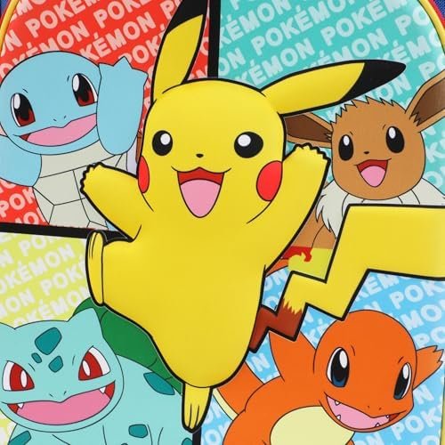 Bioworld Pokemon Pikachu And Favorite Characters 16" Youth Rolling Backpack - Image 8