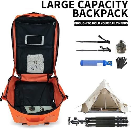 Military Tactical Backpack 45L/25L 3 Day Assault Pack Molle Daypack Hiking Backpack for Men and Women - Image 5