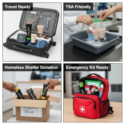 100 pack 1.7 oz Shampoo Travel Size for Hospitality, Hotel, Donation, Home less,Charity (100 bottles 1.7 ounces each) - Image 4