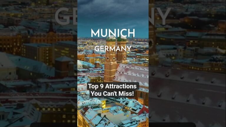 🇩🇪 9 Top Places to Visit in MUNICH | Germany Travel Guide